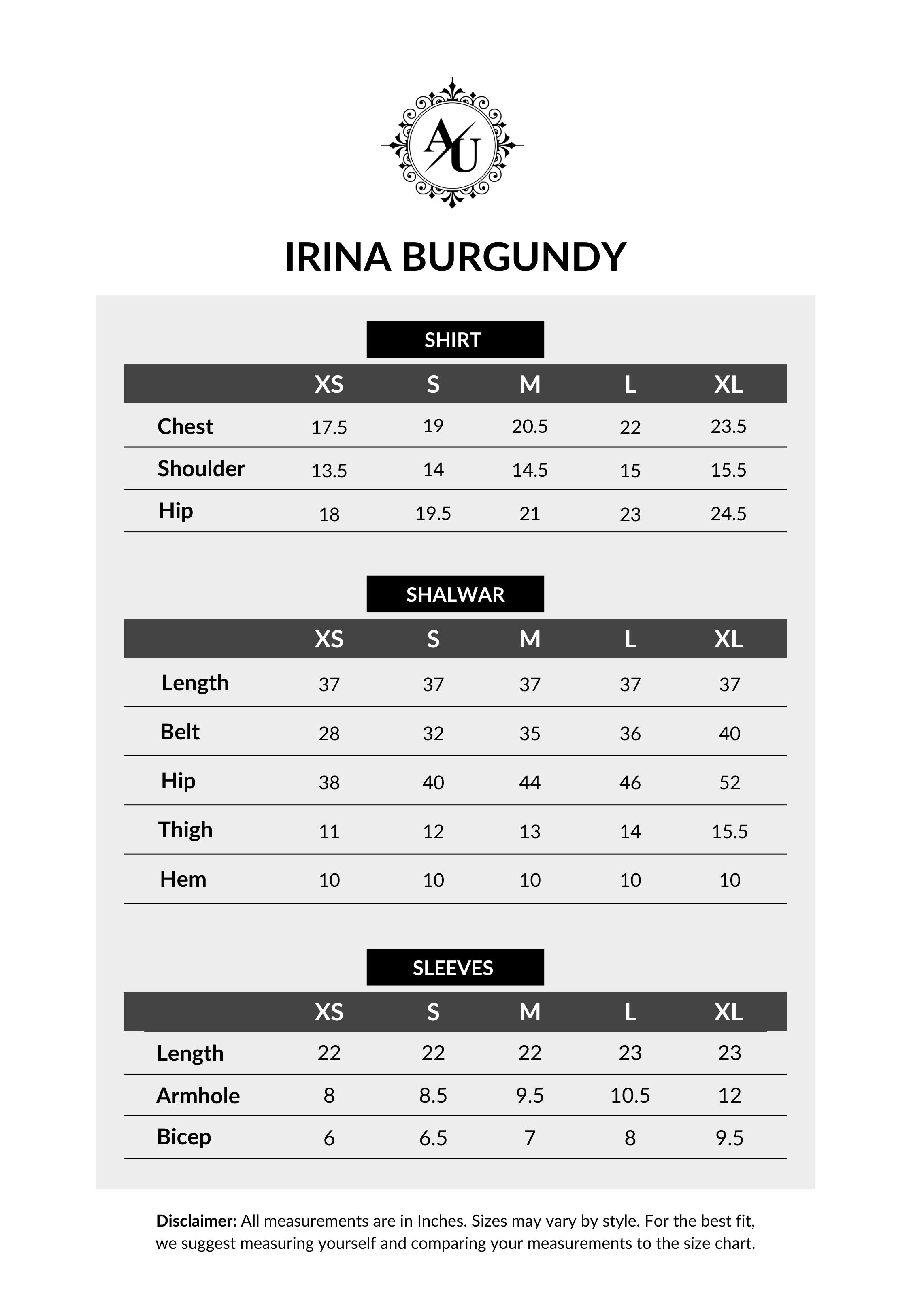 Irina Burgundy