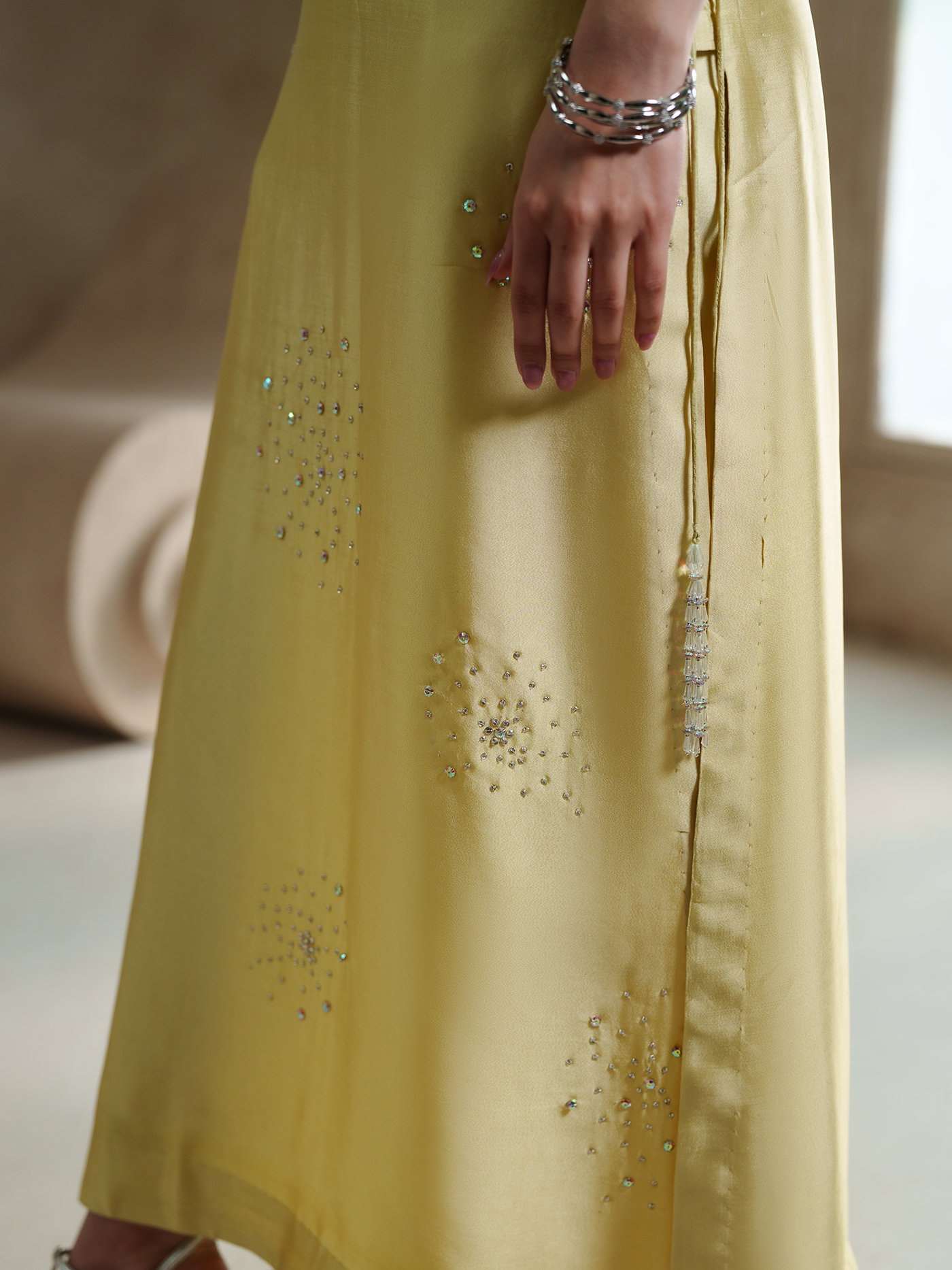 Buttercup Sheesha Silk Three Piece