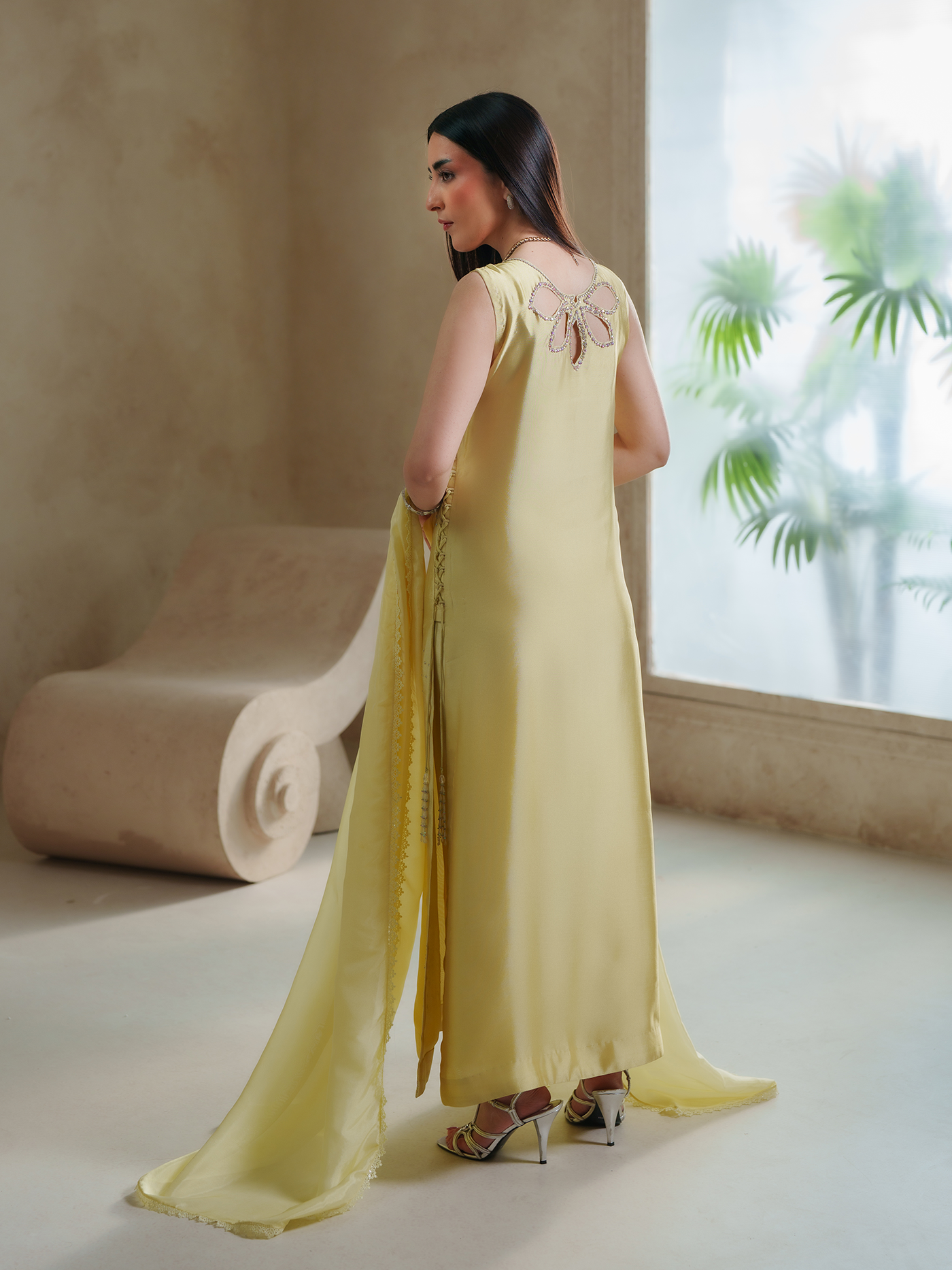 Buttercup Sheesha Silk Three Piece