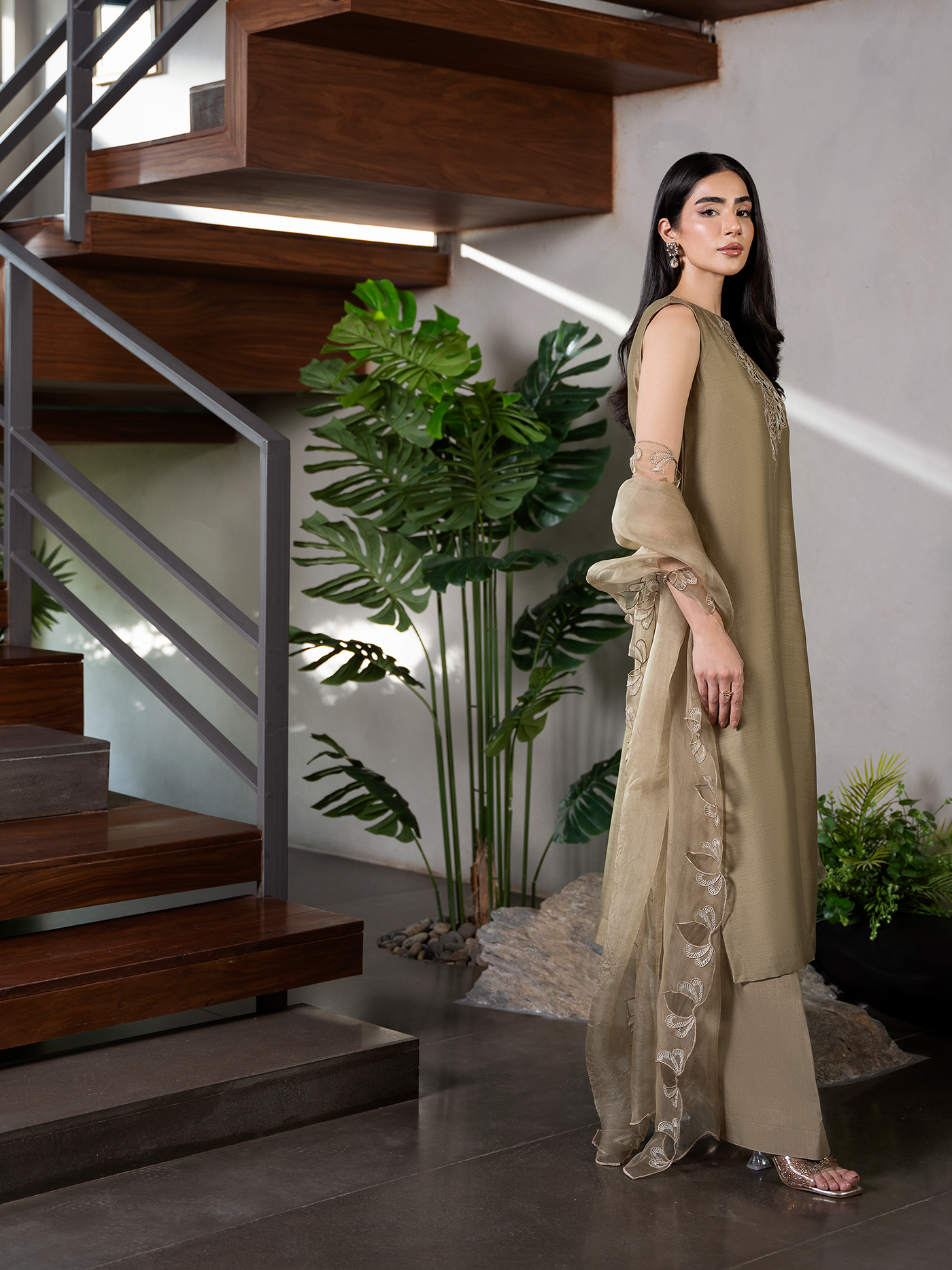 Champagne Beige Three Piece Suit