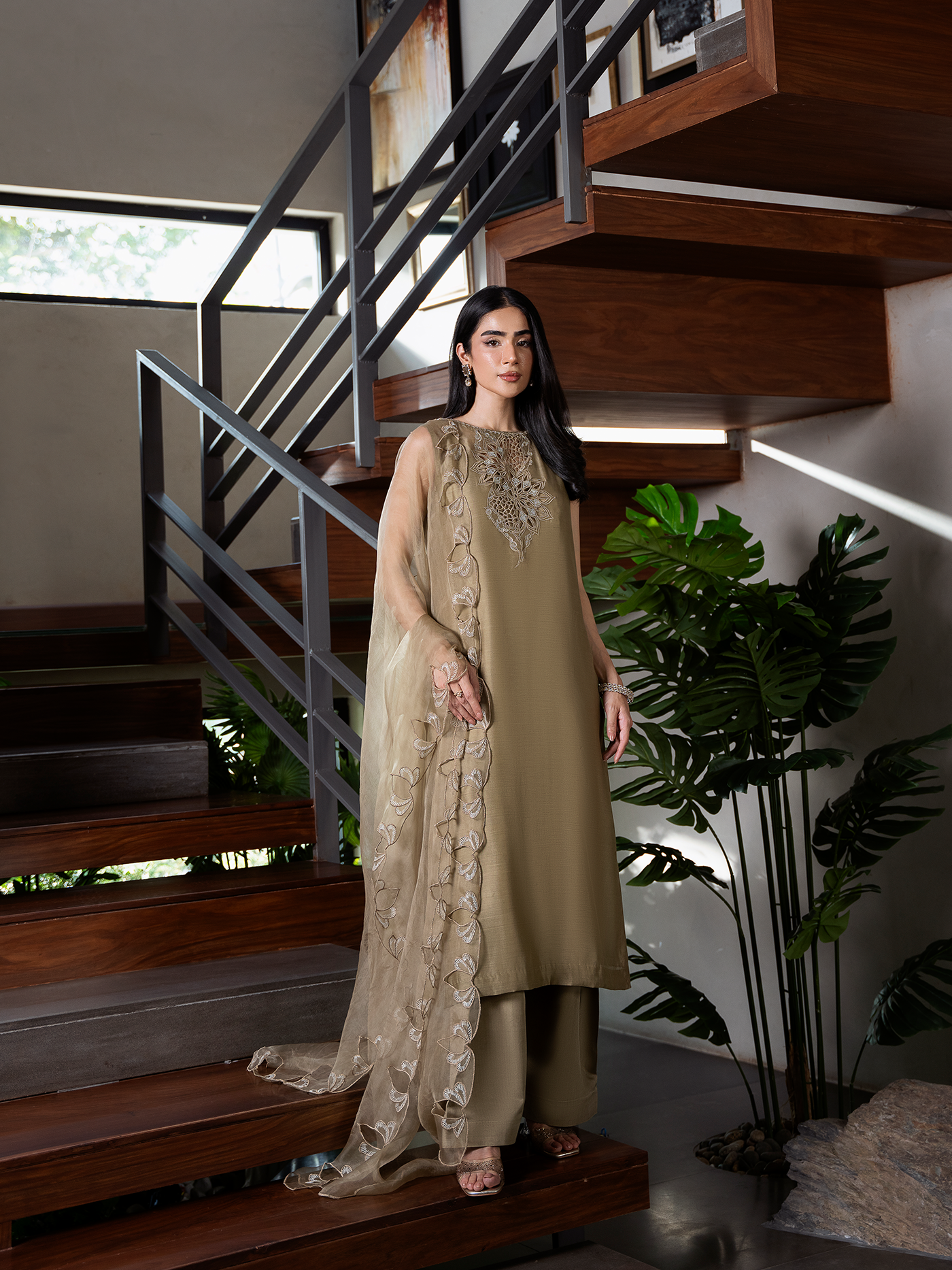 Champagne Beige Three Piece Suit