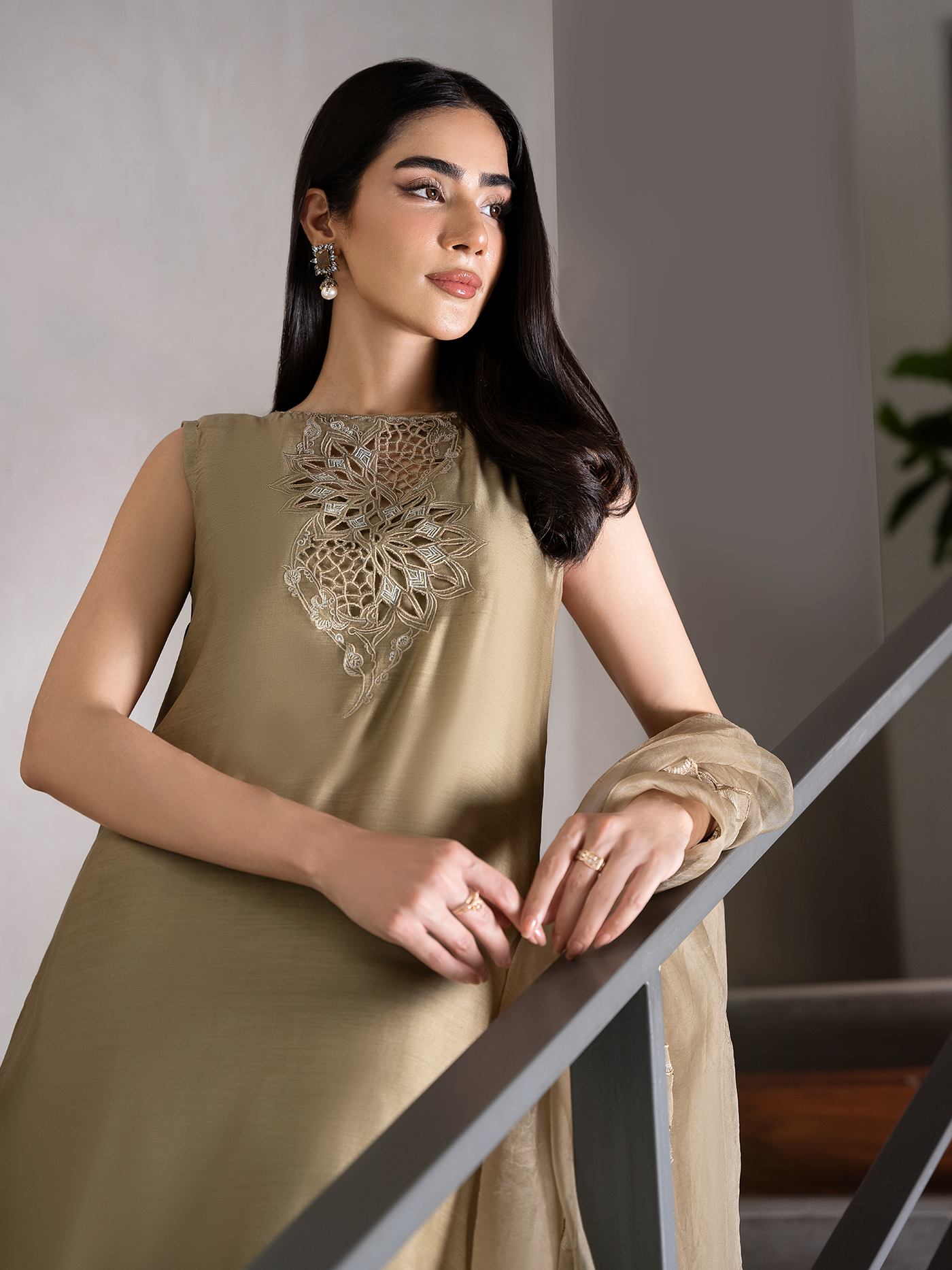 Champagne Beige Three Piece Suit