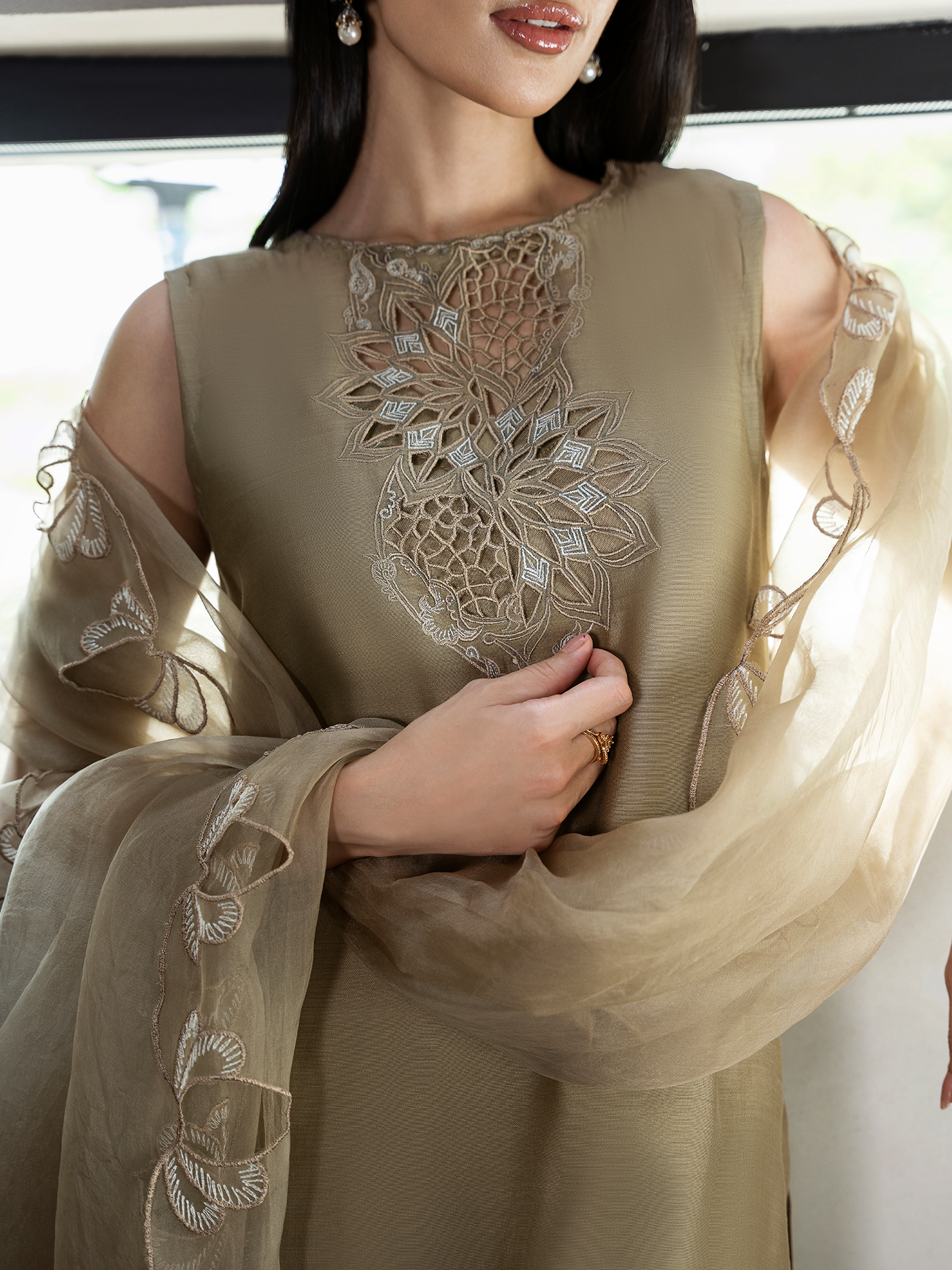 Champagne Beige Three Piece Suit