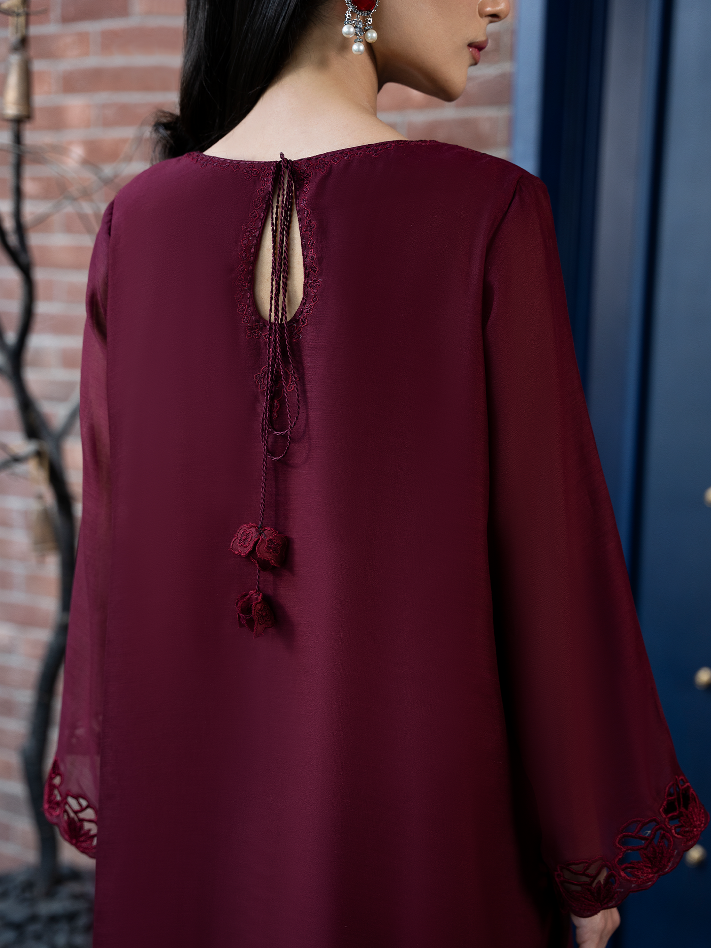 Maroon Kaftan