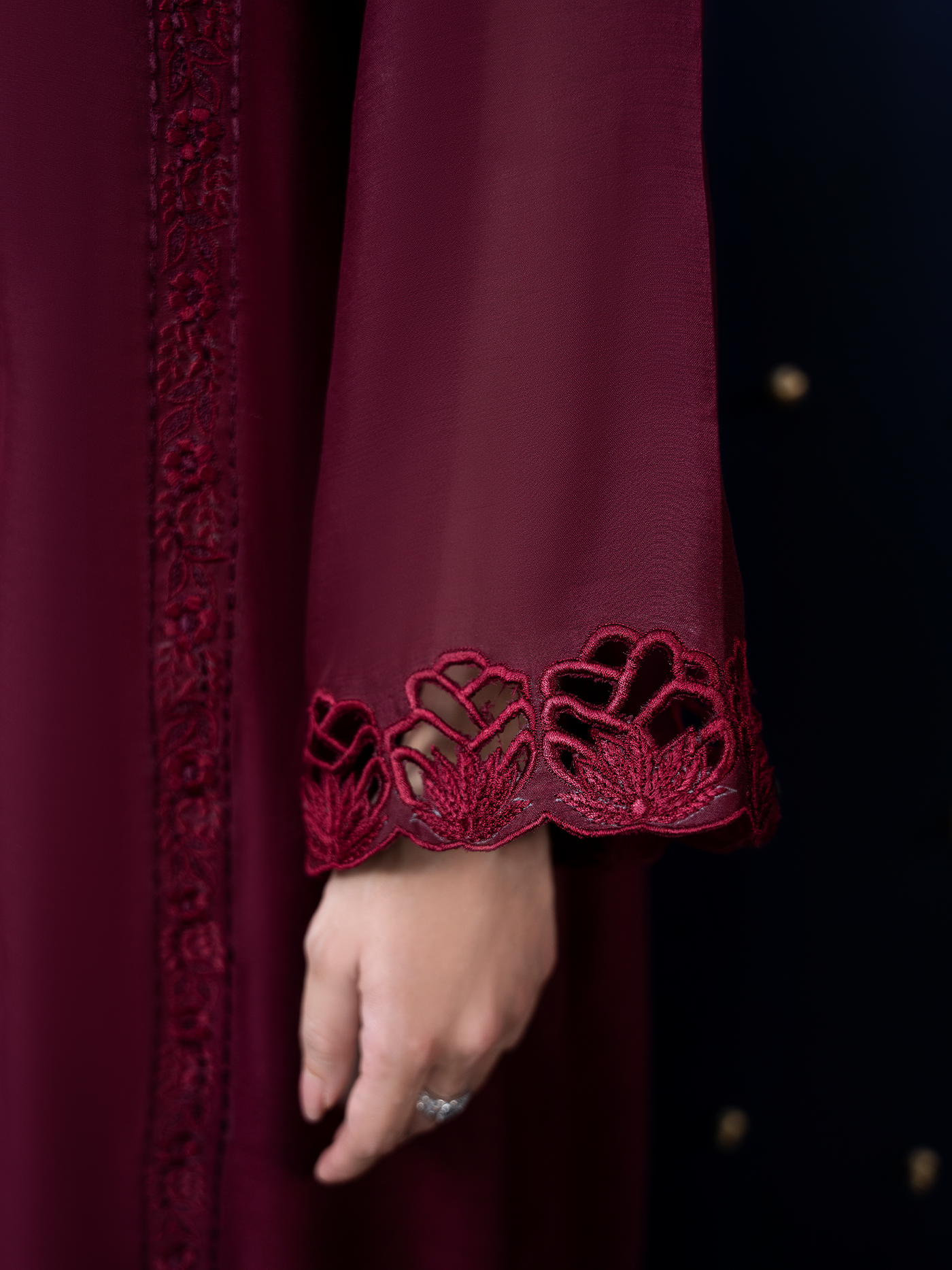 Maroon Kaftan