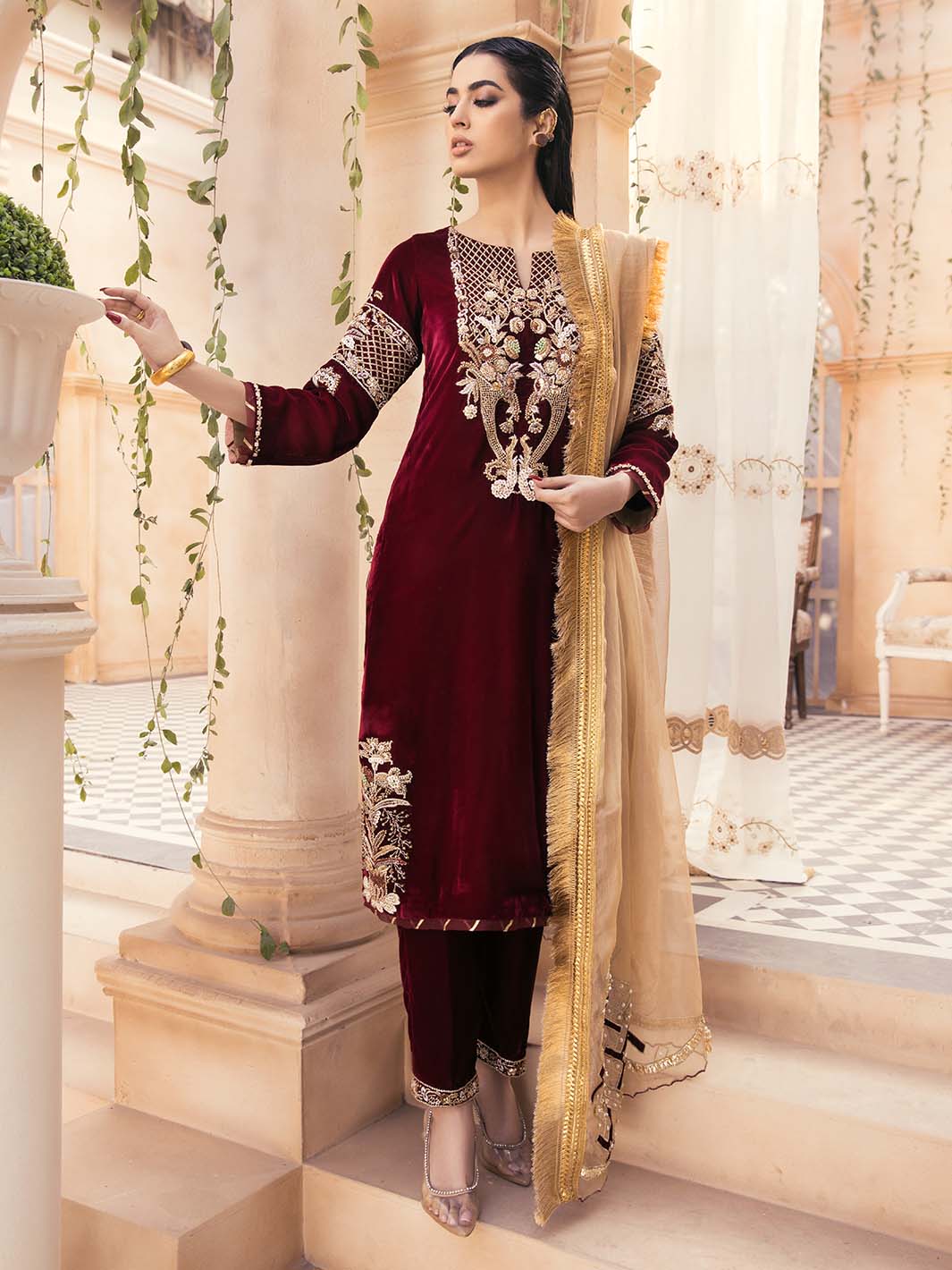 Maroon