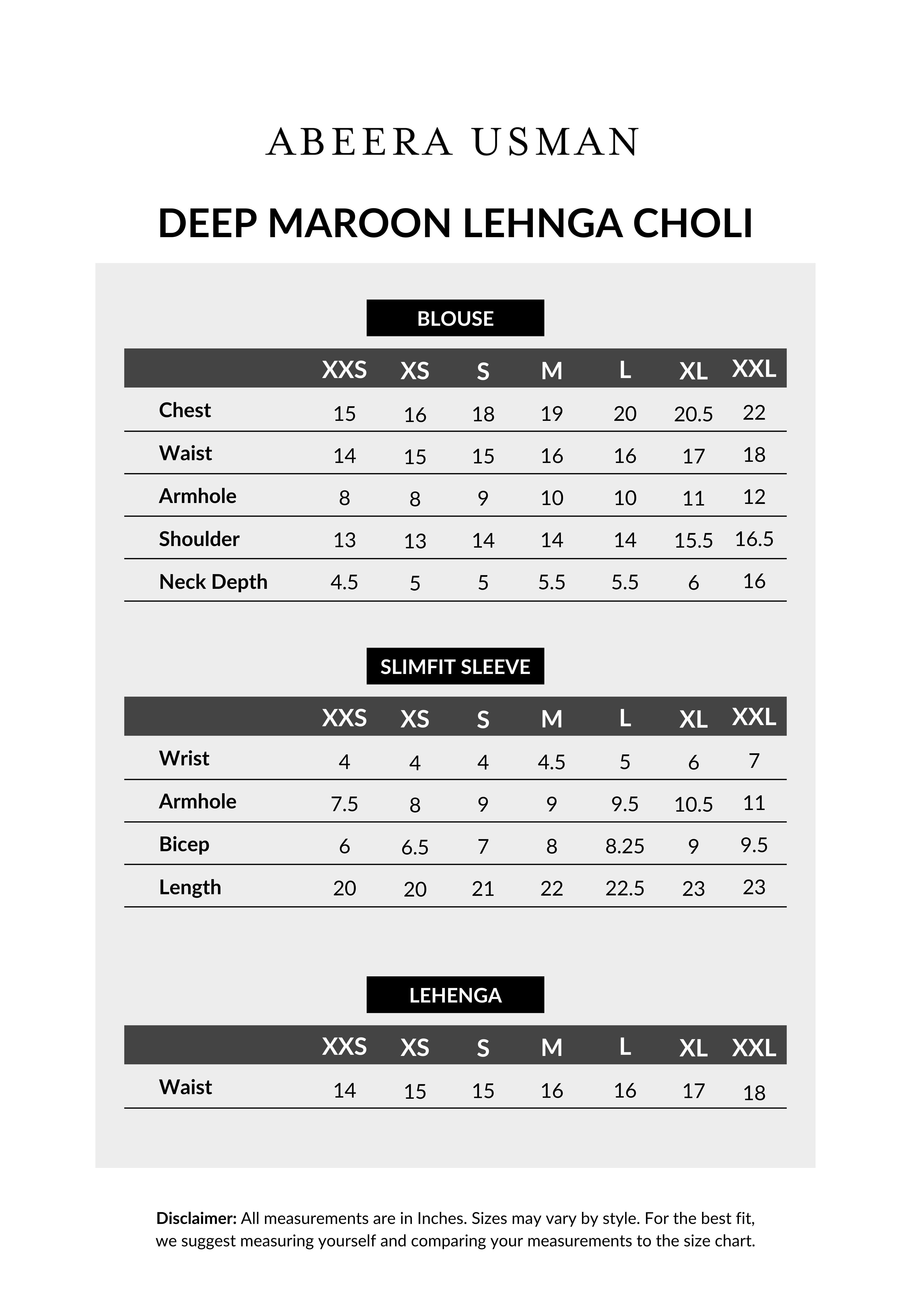 Deep Maroon Lehnga Choli