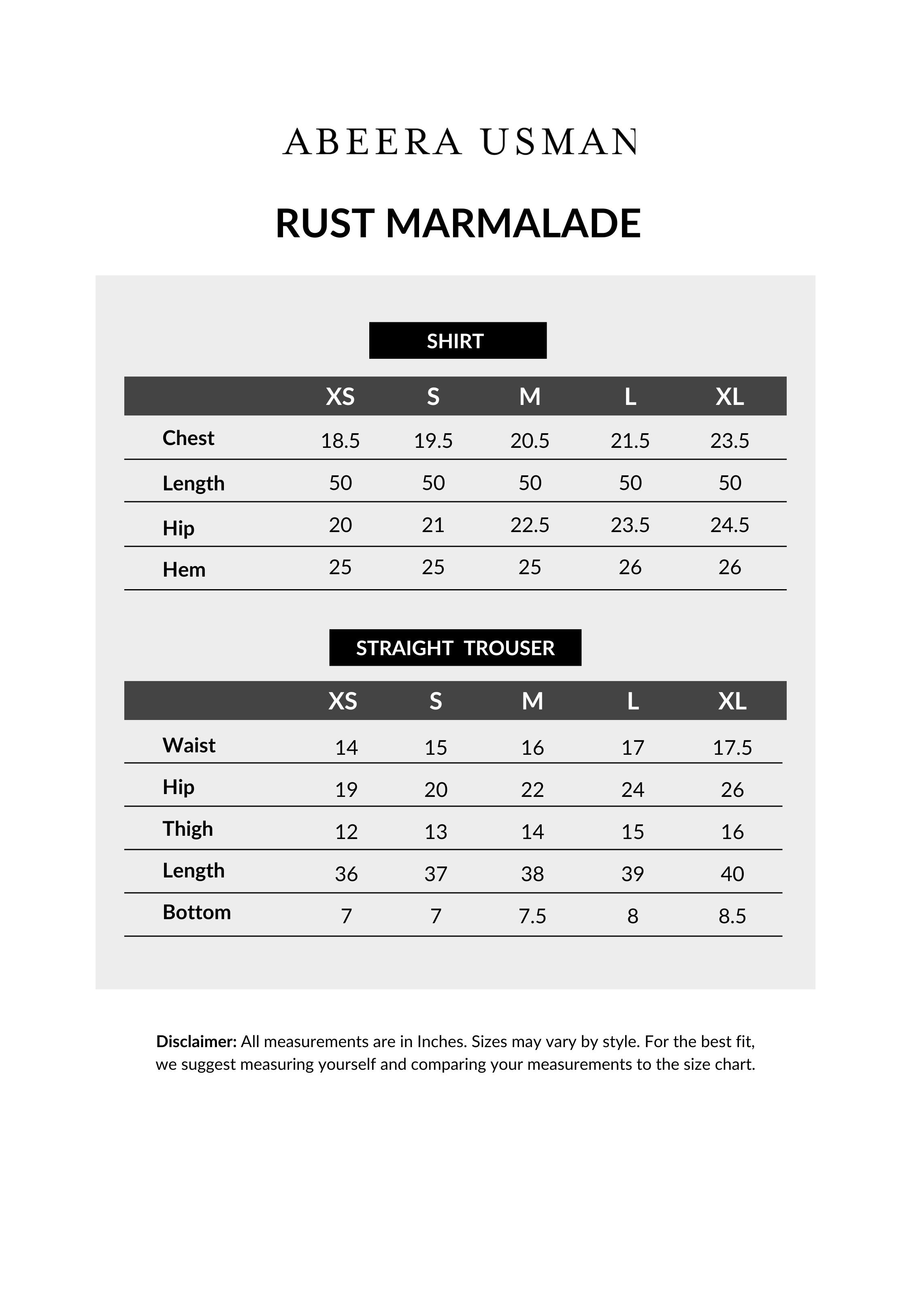 RUST MARMALADE