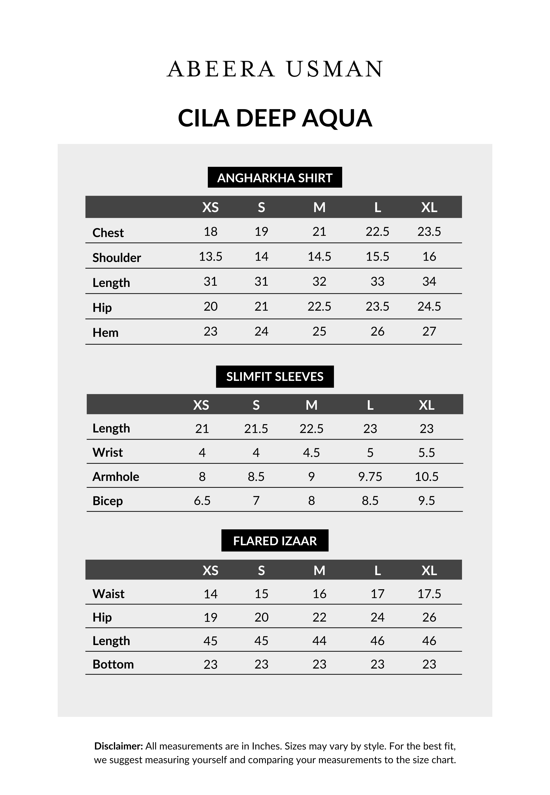 Cila Deep Aqua Hand-Embroidered Velvet Three-Piece