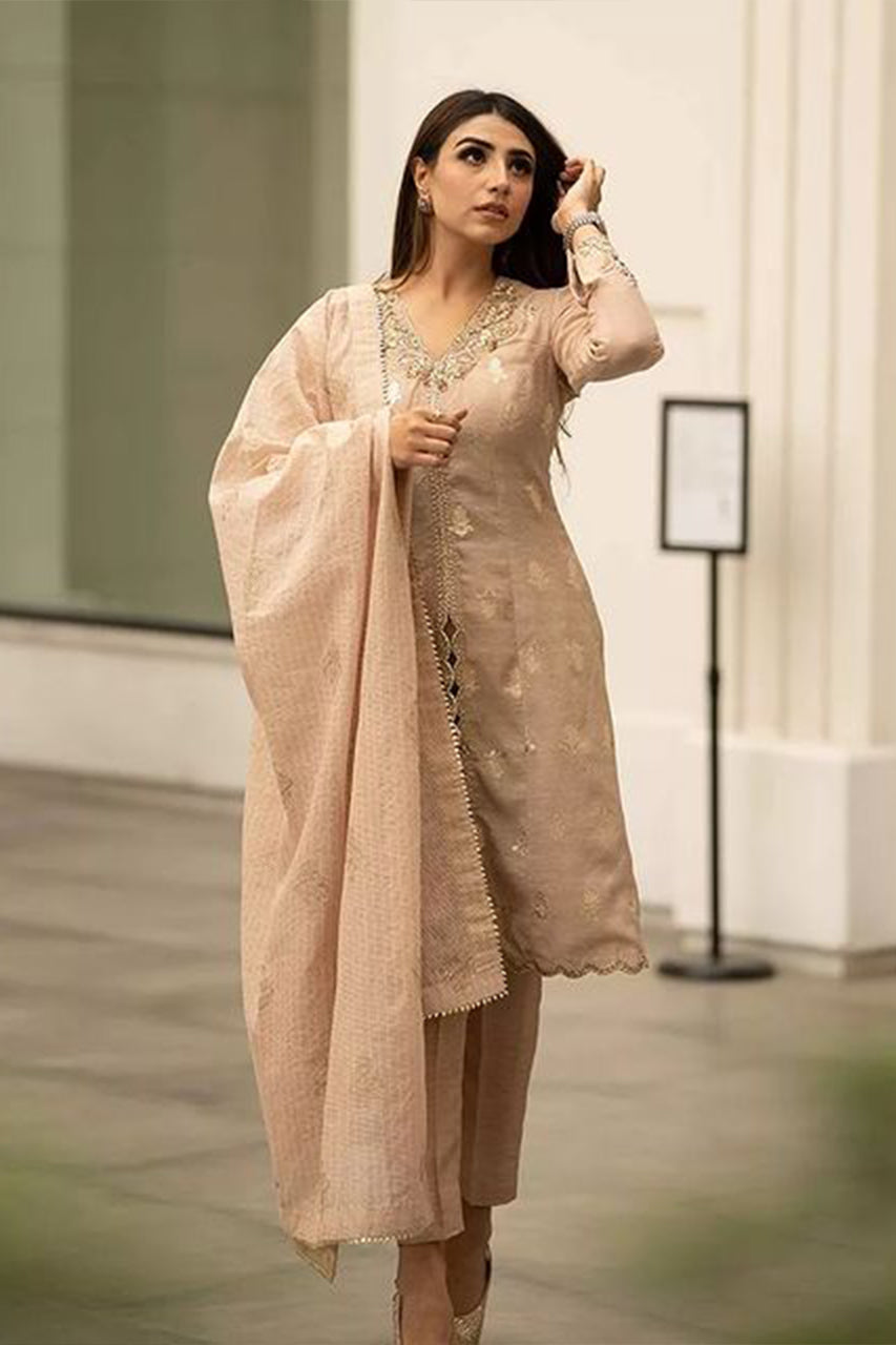 Beige Kurta